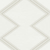 Diamond Twist Wallpaper Wallpaper York Double Roll Ivory/Linen 