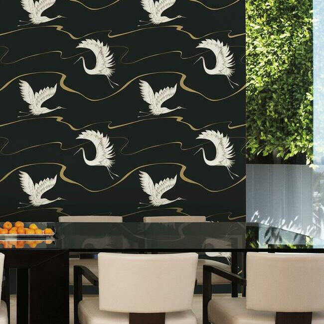 Soaring Cranes Wallpaper Wallpaper York   