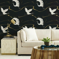 Soaring Cranes Wallpaper Wallpaper York   