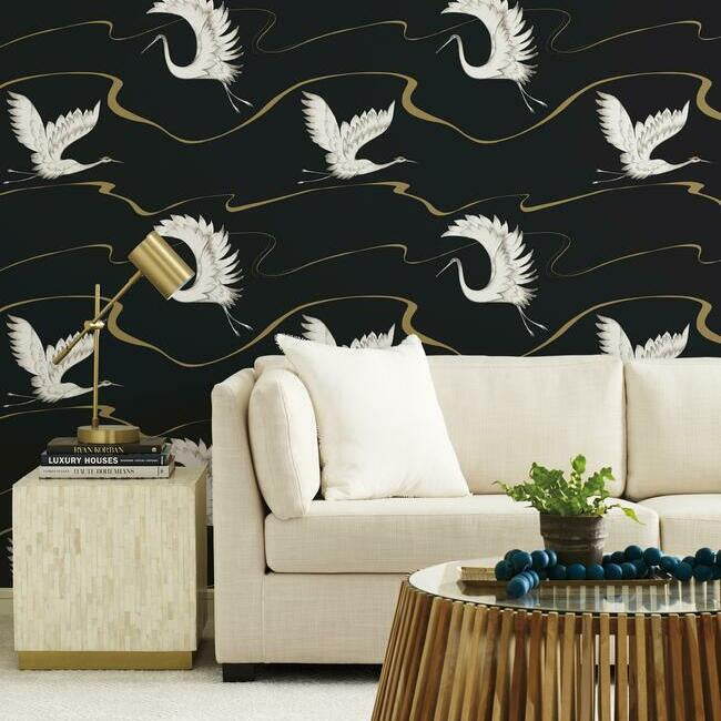 Soaring Cranes Wallpaper Wallpaper York   