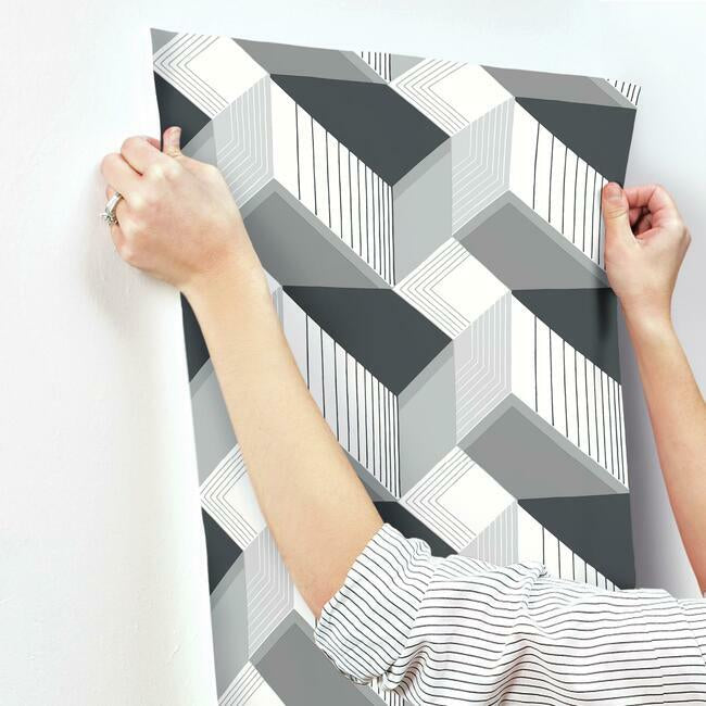 Graphic Geo Blocks Wallpaper Wallpaper York   