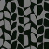 Primitive Vines Wallpaper Wallpaper York Double Roll Metallic/Black 