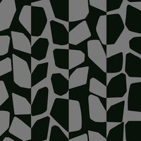 Primitive Vines Wallpaper Wallpaper York Double Roll Metallic/Black 