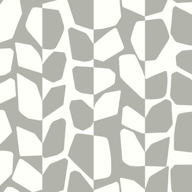 Primitive Vines Wallpaper Wallpaper York Double Roll Silver Metallic 