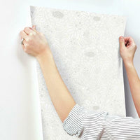Wood Block Blooms Wallpaper Wallpaper York   