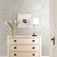 Wood Block Blooms Wallpaper Wallpaper York   
