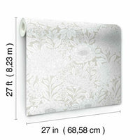 Wood Block Blooms Wallpaper Wallpaper York   