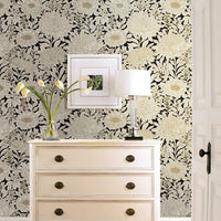Wood Block Blooms Wallpaper Wallpaper York   