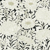 Wood Block Blooms Wallpaper Wallpaper York Double Roll Black/Gold 