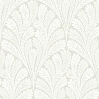 Shell Damask Wallpaper Wallpaper York Double Roll Neutral/Pearl 
