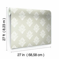 Lotus Motif Wallpaper Wallpaper York   