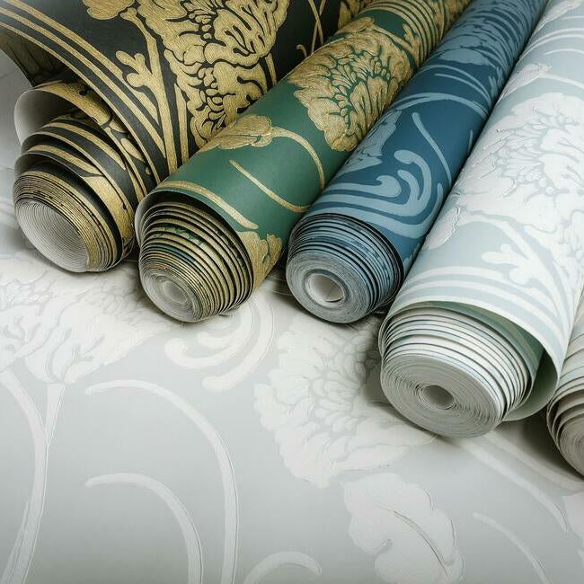 Nouveau Damask Wallpaper Wallpaper Antonina Vella   