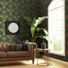 Nouveau Damask Wallpaper Wallpaper Antonina Vella   
