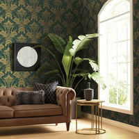 Nouveau Damask Wallpaper Wallpaper Antonina Vella   