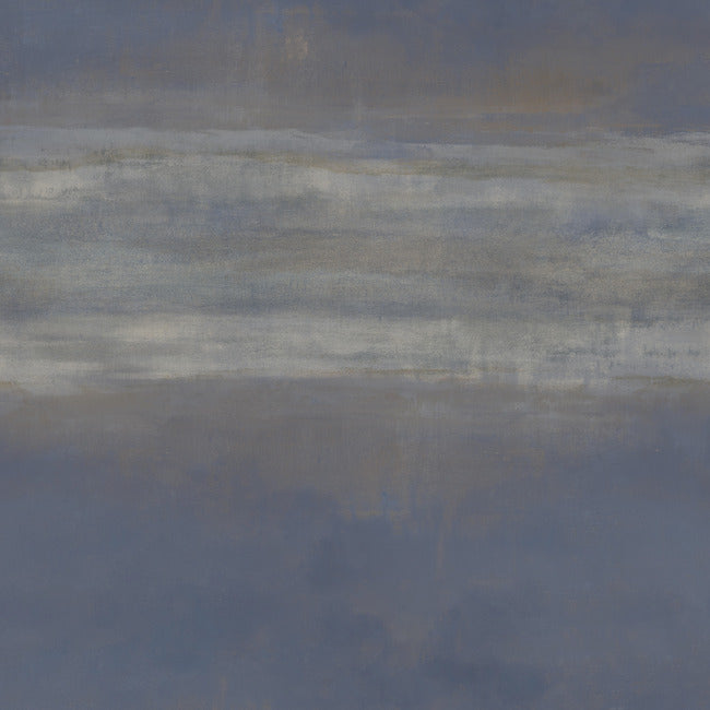 Serene Reflection Wallpaper Wallpaper Carol Benson-Cobb Double Roll Navy 