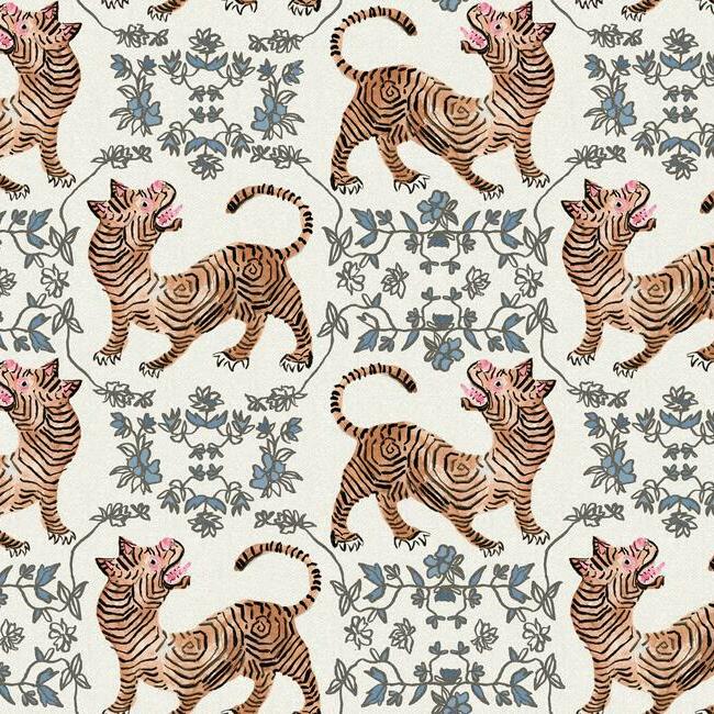 Ferrandi Wallpaper Wallpaper York Designer Series Double Roll Blue 