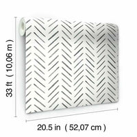 Painted Herringbone Wallpaper Wallpaper York   