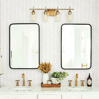 Painted Herringbone Wallpaper Wallpaper York   