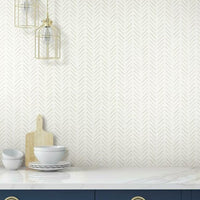 Painted Herringbone Wallpaper Wallpaper York   