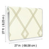 Ribbon Stripe Trellis Wallpaper Wallpaper York   