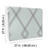 Ribbon Stripe Trellis Wallpaper Wallpaper York   