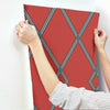 Ribbon Stripe Trellis Wallpaper Wallpaper York   