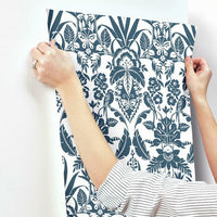 Botanical Damask Wallpaper Wallpaper York   