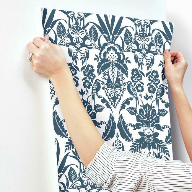 Botanical Damask Wallpaper Wallpaper York   