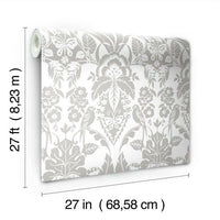 Botanical Damask Wallpaper Wallpaper York   