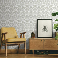 Botanical Damask Wallpaper Wallpaper York   