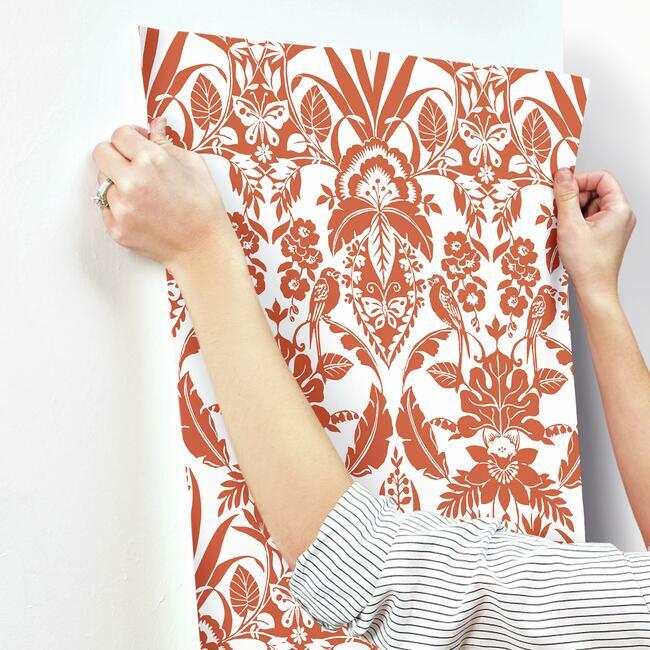 Botanical Damask Wallpaper Wallpaper York   