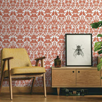 Botanical Damask Wallpaper Wallpaper York   