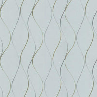 Wavy Stripe Wallpaper Wallpaper Antonina Vella Double Roll Light Blue 