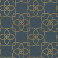 Serendipity Wallpaper Wallpaper Antonina Vella Double Roll Navy 