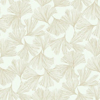 Ginkgo Toss Wallpaper Wallpaper Antonina Vella Double Roll Gold 