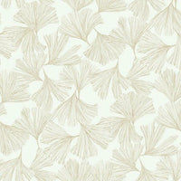 Ginkgo Toss Wallpaper Wallpaper Antonina Vella Double Roll Gold 