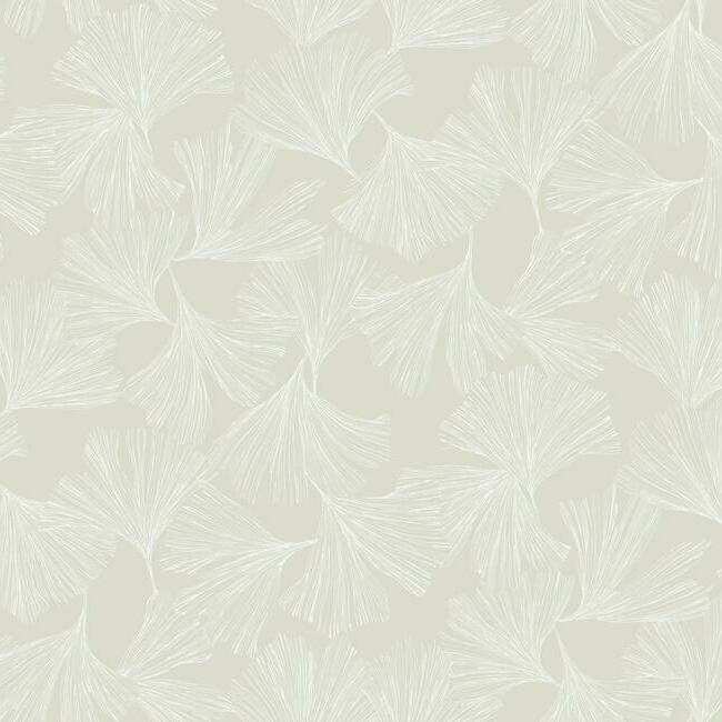 Ginkgo Toss Wallpaper Wallpaper Antonina Vella Double Roll Glint 