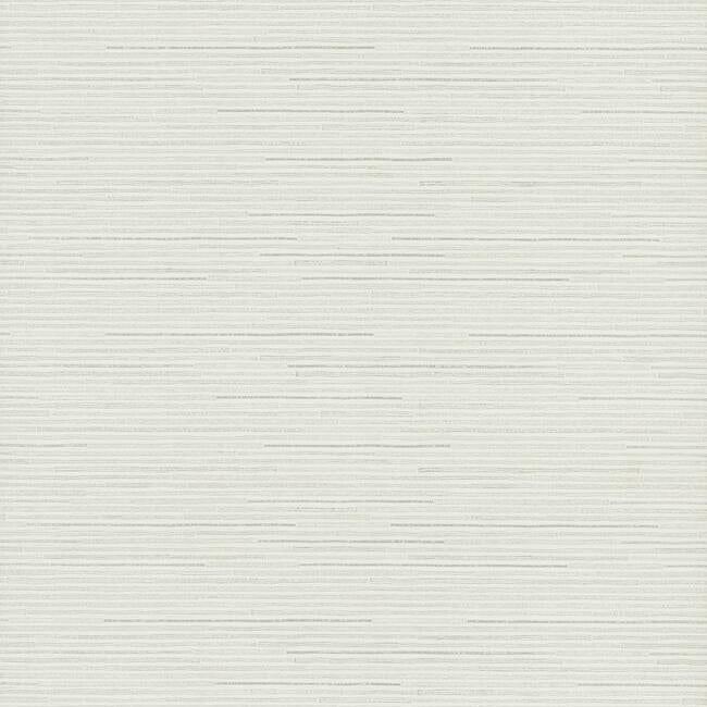 Ribbon Bamboo Wallpaper Wallpaper Antonina Vella Double Roll White/Silver 