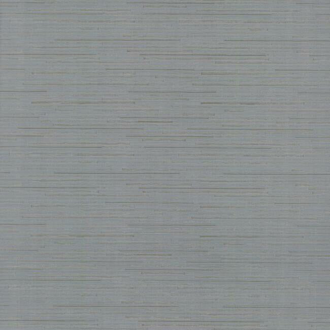 Ribbon Bamboo Wallpaper Wallpaper Antonina Vella Double Roll Blue/Silver 