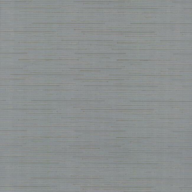 Ribbon Bamboo Wallpaper Wallpaper Antonina Vella Double Roll Blue/Silver 