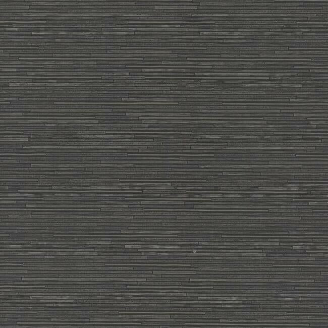 Ribbon Bamboo Wallpaper Wallpaper Antonina Vella Double Roll Black/Silver 