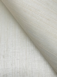 Maguey Silver and White Sisal Wallpaper Wallpaper York   