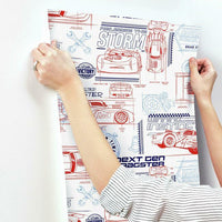 Disney and Pixar Cars Schematic Wallpaper Wallpaper York   