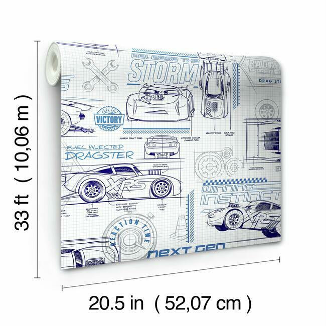 Disney and Pixar Cars Schematic Wallpaper Wallpaper York   