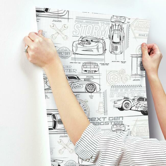 Disney and Pixar Cars Schematic Wallpaper Wallpaper York   