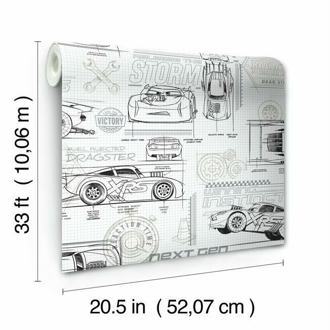 Disney and Pixar Cars Schematic Wallpaper Wallpaper York   