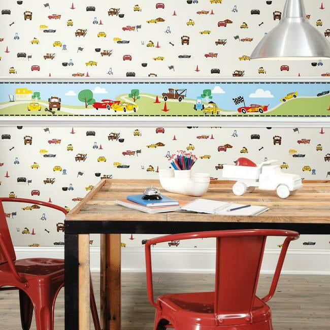 Disney and Pixar Cars Wallpaper Border Wallpaper Border York   