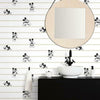 Disney Mickey Mouse Stripe Wallpaper Wallpaper York   