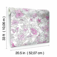 Disney Princess Royal Floral Wallpaper Wallpaper York   