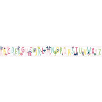 Disney Mickey Mouse ABC Wallpaper Border Wallpaper Border York Spool Pinks/Bright 